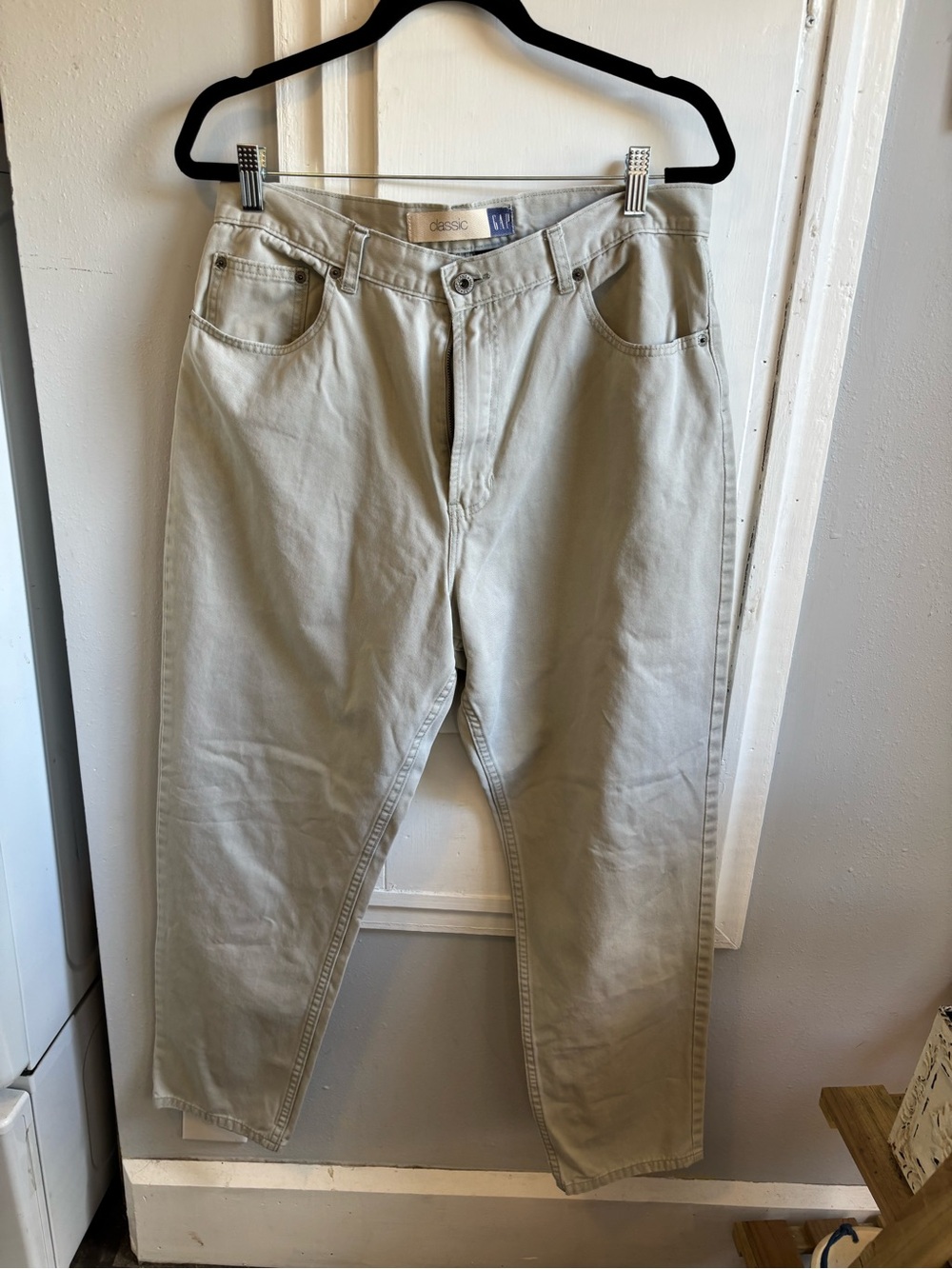 GAP Women's Light Beige Boyfriend Jeans